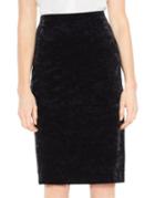 Vince Camuto Knit Crushed Pencil Skirt