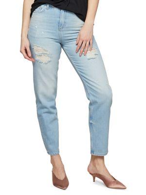 Miss Selfridge Distressed Boyfriend Jeans
