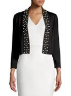Calvin Klein Open Front Pearl Cardigan