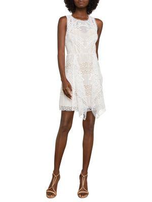 Bcbgmaxazria Sleeveless Abstract Lace Dress