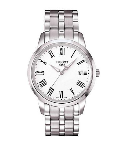 Tissot Mens Classic Dream White Quartz And Stainless Steel Watch