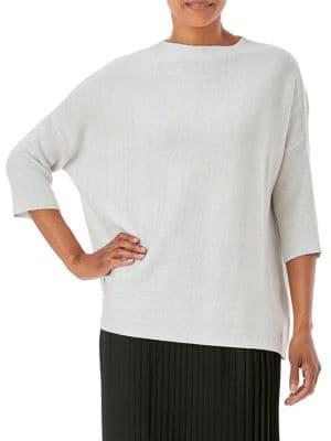 Olsen Oversized Three-quarter Sleeve Sweater