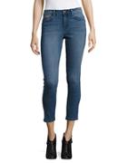 Ivanka Trump Skinny-fit Whiskered Jeans