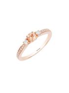 Le Vian Vanilla Diamond, Peach Morganite And 14k Strawberry Gold Ring