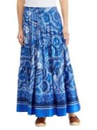 Lauren Ralph Lauren Petite Paisley-print Twill Maxi Skirt