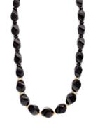 Effy Black Onyx Necklace In 14k Yellow Gold