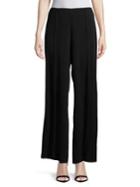 Imnyc Isaac Mizrahi Mid Rise Wide-leg Pull On Pant With Pintucks