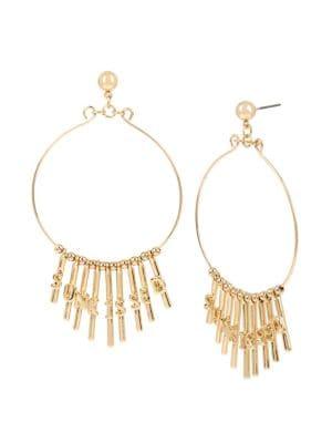 Bcbgeneration Affirmation Sunkissed Goldtone Bar Burst Drop Earrings