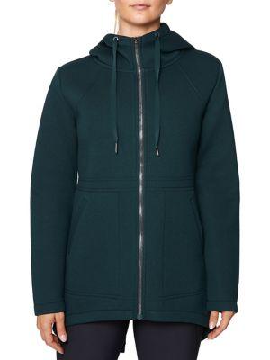 Betsey Johnson Zip-front Bonded Jacket