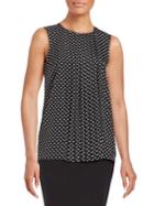 Michael Michael Kors Pleated Front Top