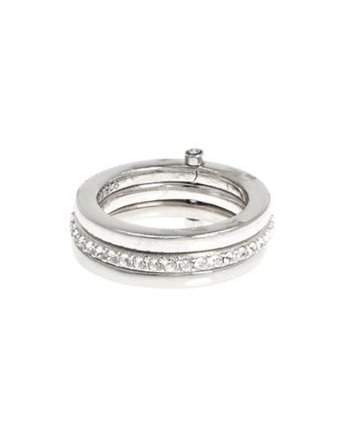 Judith Jack Swarovski Crystal Sterling Silver Ring Set