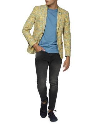 Opposuits Retro 80's Animal Button Blazer