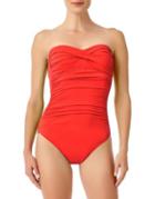 Anne Cole One-piece Gathered Swimsuit