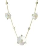 Kate Spade New York Disco Pansy Short Scatter Necklace