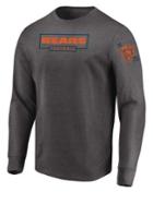 Majestic Chicago Bears Nfl Kick Return Long-sleeve Jersey Tee