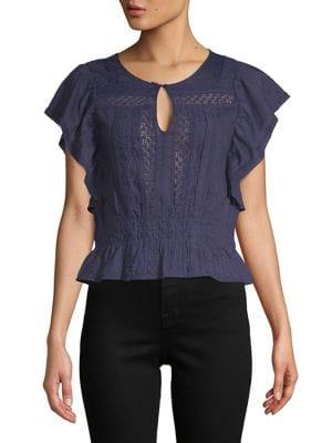 Banjara Ruffled Lace Top