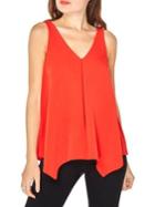 Dorothy Perkins Sleeveless Handkerchief Hem Blouse