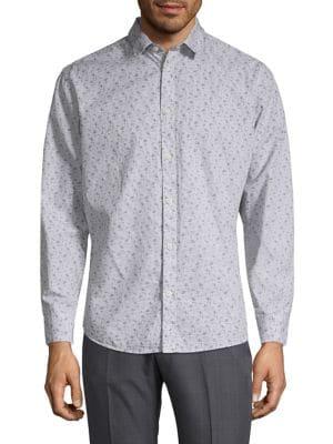 Selected Homme Slim-fit Floral-print Shirt
