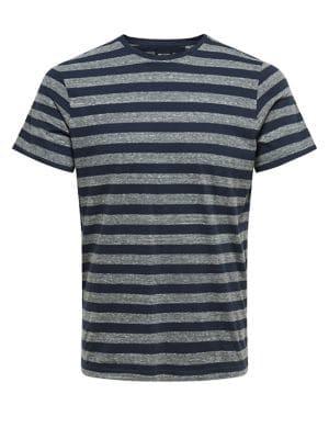 Only And Sons Striped Crewneck Tee