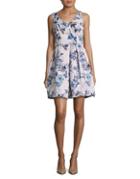 Taylor Floral Fit-&-flare Party Dress