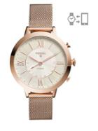 Fossil Q Jacqueline Rose Gold-tone Stainless Steel Hybrid Smart Watch
