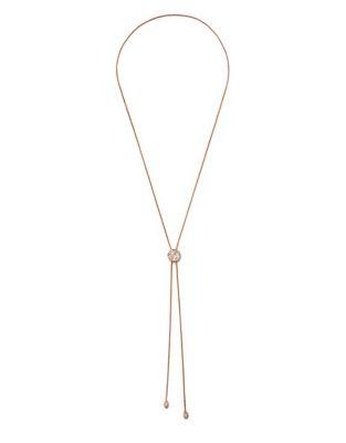Vince Camuto Crystal Mini Lariat Necklace