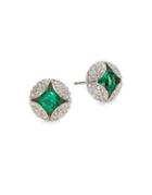 Nadri Crystal Cordial Stud Earrings