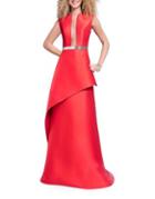 Glamour By Terani Couture Layered Floor-length Gown