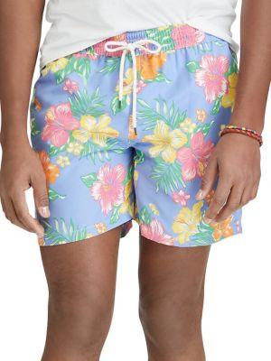 Polo Ralph Lauren Floral Traveler Swim Trunk