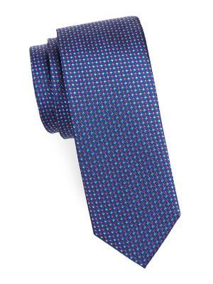 Hugo Boss Geo-print Silk Tie