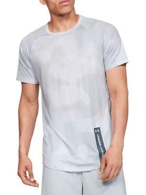 Under Armour Raglan-sleeve Camouflage-print Tee