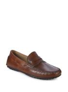 Donald J Pliner Sander Leather Penny Loafers