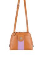 Lodis Rodeo Stripe Rfid Izabella Leather Crossbody Bag