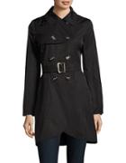 Cece Belted Double-breasted Trenchcoat