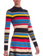 Tracy Reese Cropped Mockneck Top