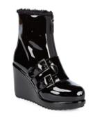 Marc Jacobs Hope Patent Leather Wedge Booties