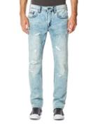 Buffalo David Bitton Skinny-fit Distressed Jeans