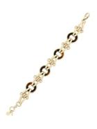 Lucky Brand Golden Hour Crystal Bead Link Bracelet