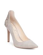 Jessica Simpson Crampell Whipstitch Suede Leather Pumps