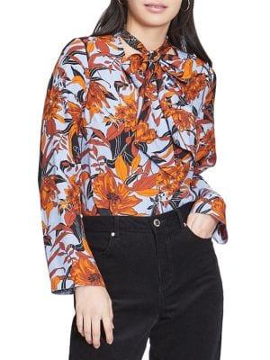 Miss Selfridge Maria Floral-print Blouse