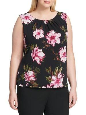 Calvin Klein Plus Plus Floral Cami Top