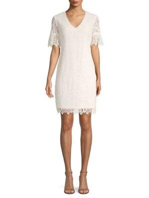 Trina Turk California Dreaming Crochet Shift Dress