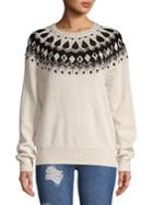 French Connection Vera Embellished Fair Isle Sweater