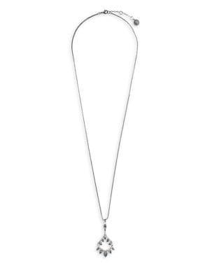 Vince Camuto Blue Opal & Crystal Pendant Necklace