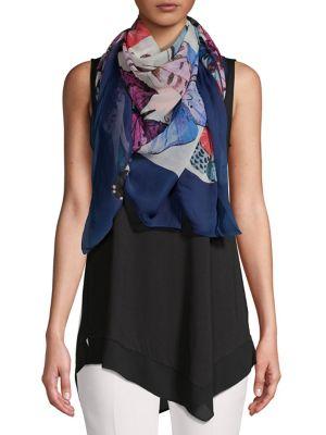 Collection 18 Multicolored-print Scarf