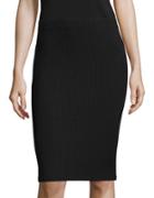 Design Lab Lord & Taylor Ribbed Pencil Skirt