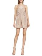 Bcbgmaxazria Hartley Sleeveless Embroidered Romper