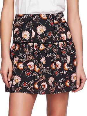 1.state Petal Leaf A-line Skirt