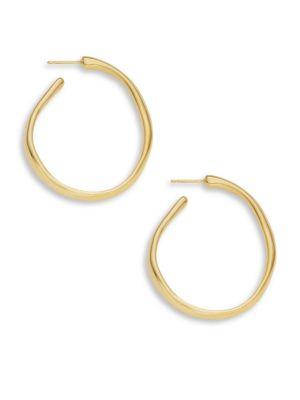 Uno De 50 Oblong Golden Hoops