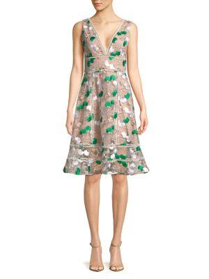 Belle Badgley Mischka Daila Knee-length Dress